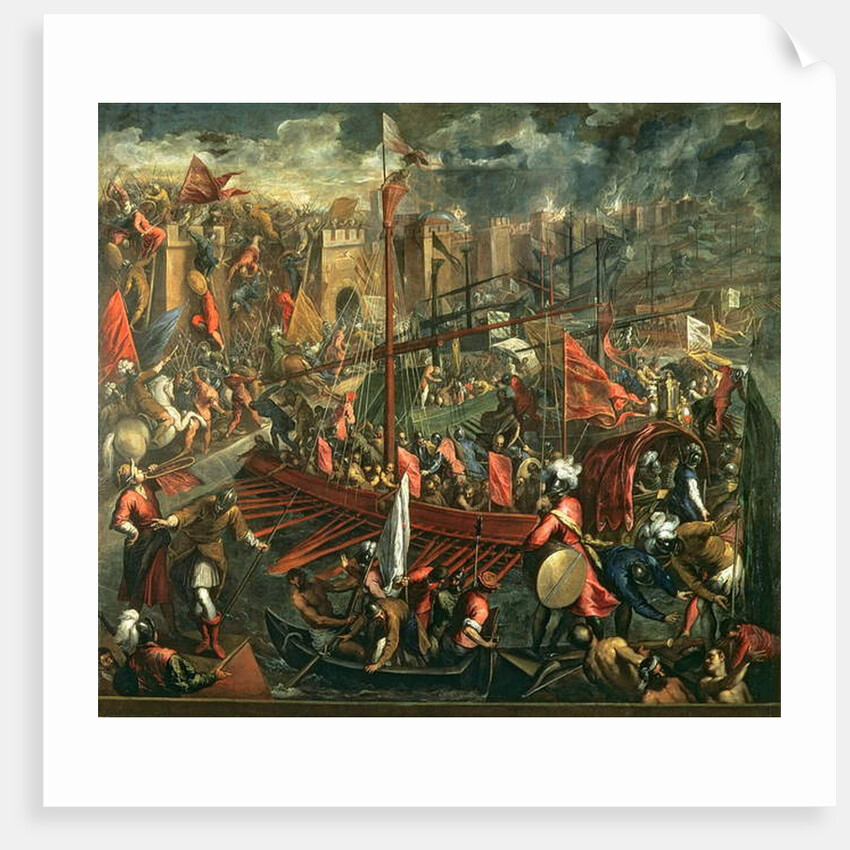 The Taking of Constantinople by Palma Il Giovane