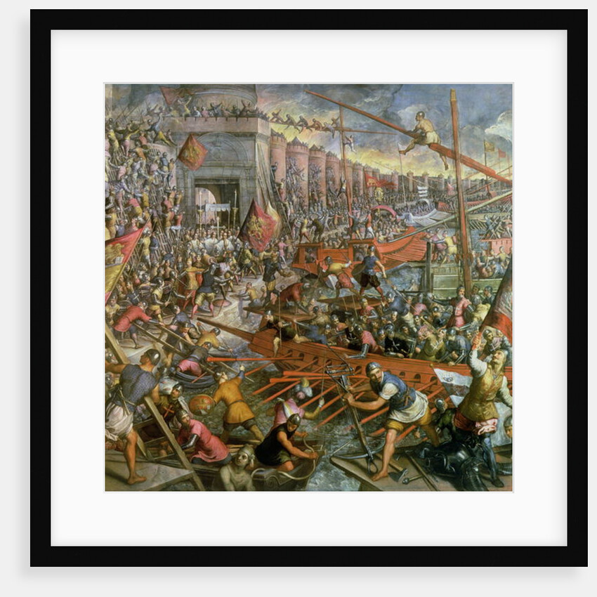 The Capture of Constantinople in 1204, 1580 by Jacopo Robusti Tintoretto