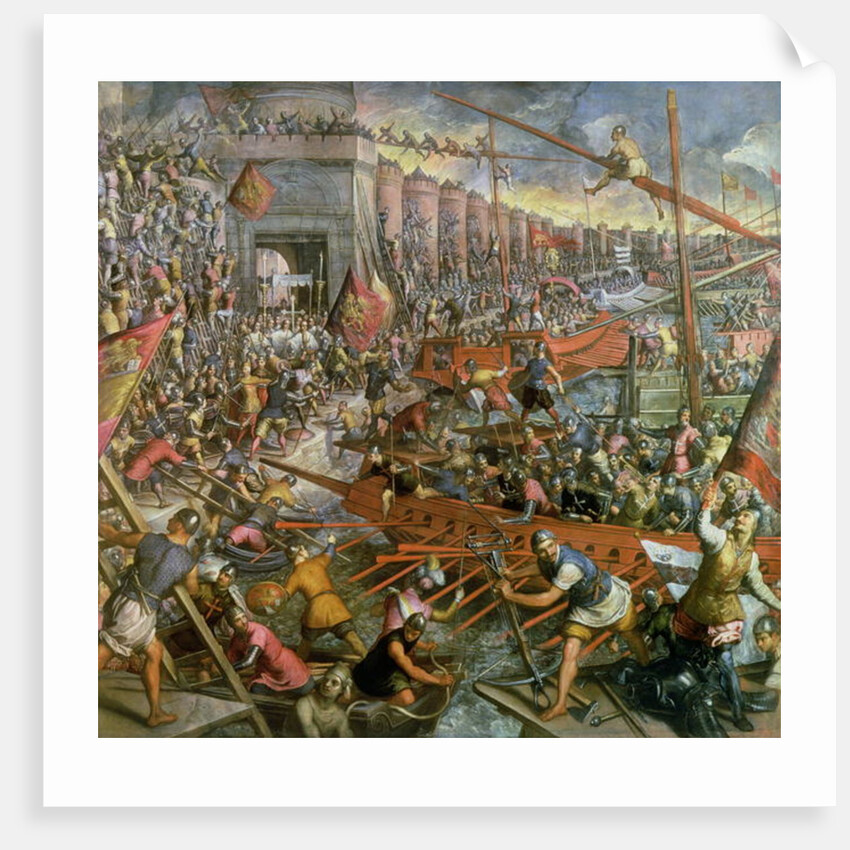 The Capture of Constantinople in 1204, 1580 by Jacopo Robusti Tintoretto