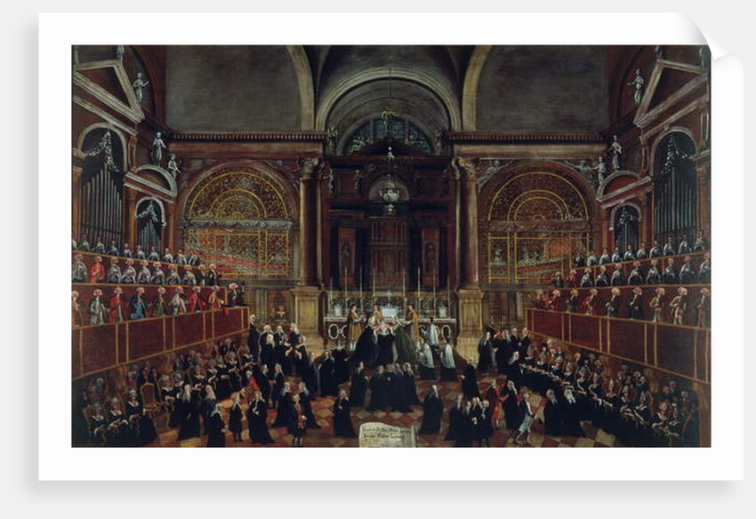 The Investiture of a Monarch in San Lorenzo by Gabriele Bella