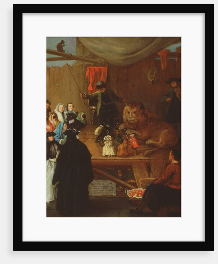 The Lion's Cage, as seen in Venice in the Carnival of 1765 by Pietro Longhi