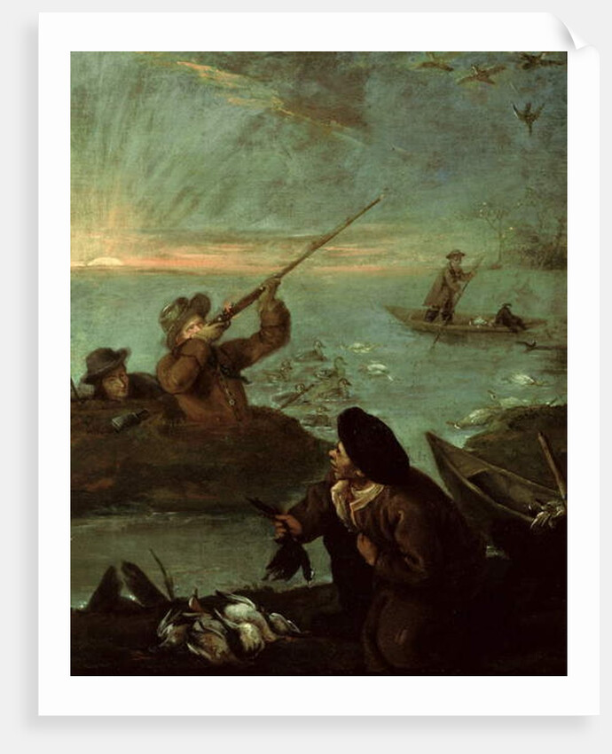 Hunters Shooting at Ducks by Pietro Longhi