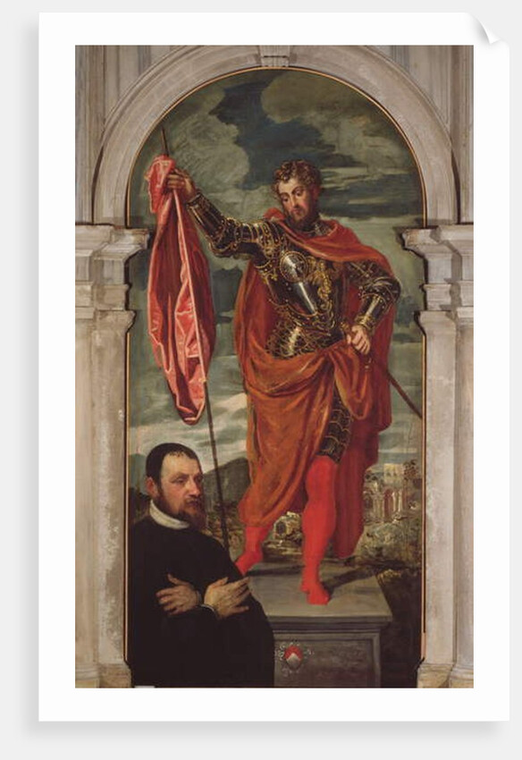 St. Demetrius and a Donor from the Ghisi Family by Jacopo Robusti Tintoretto