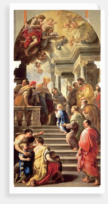 The Presentation of the Virgin at the Temple by Luca Giordano
