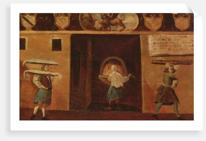 Shop Sign for Bakers and Pastry Makers by Italian School