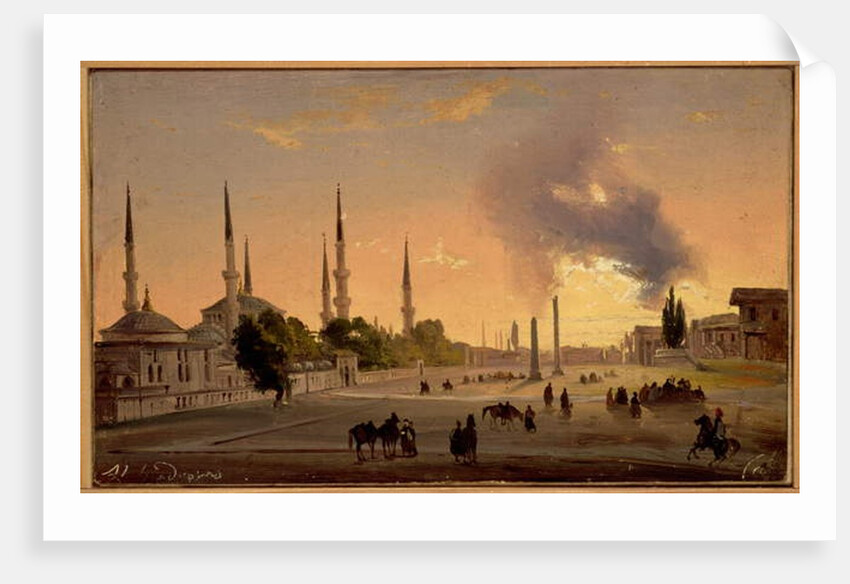 The Racecourse at Constantinople by Ippolito Caffi