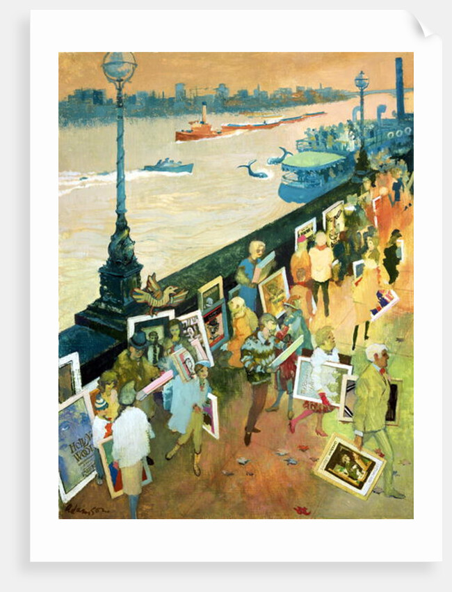 Thames Embankment by George Adamson