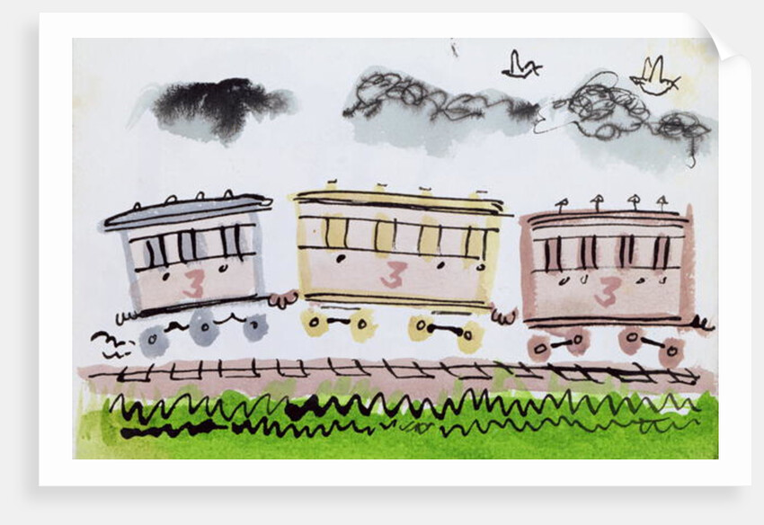 The Steam Train, Part II, 1952 by George Adamson