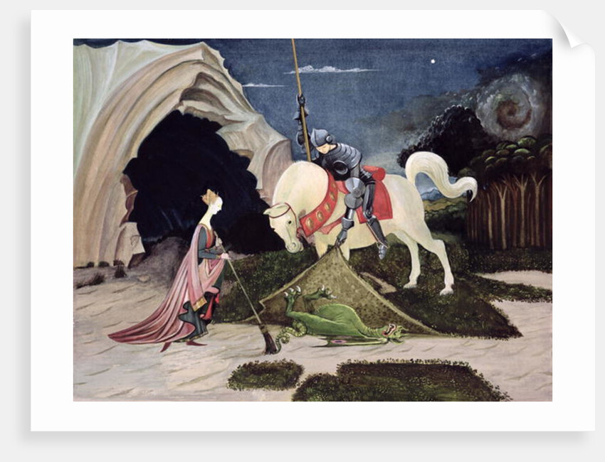 St. George and the Dragon, Five Minutes Later by George Adamson