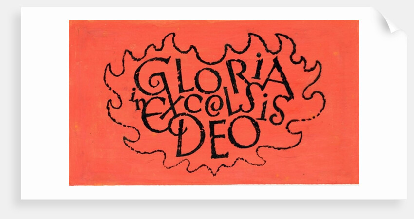 Gloria in Excelsis Deo,1970s by George Adamson