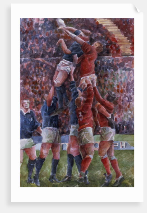 Rugby International, Wales V Scotland by Gareth Lloyd Ball