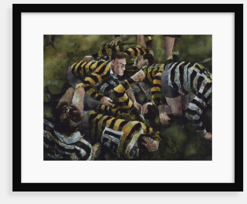 Farnham Rugby Club Scoring a Try by Gareth Lloyd Ball