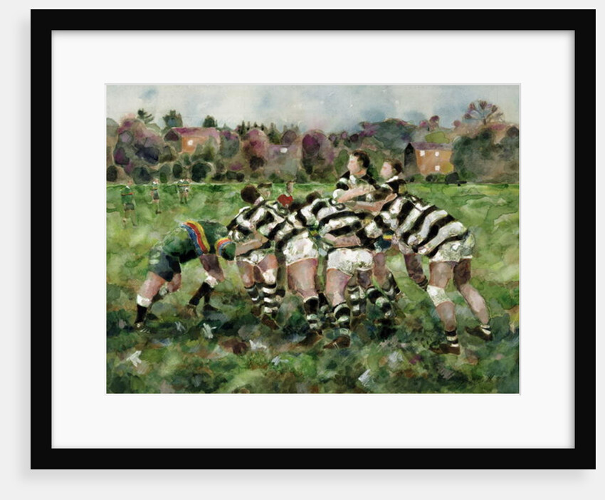 A Rugby Match, 1989 by Gareth Lloyd Ball