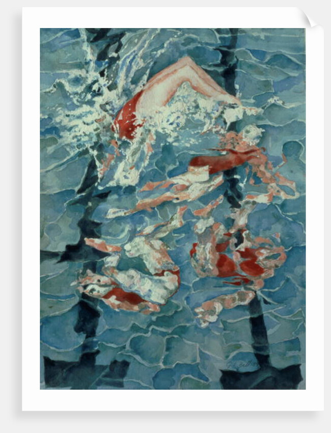 Synchronised Swimming, 1989 by Gareth Lloyd Ball