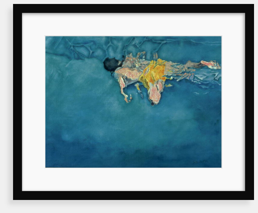 Swimmer in Yellow, 1990 by Gareth Lloyd Ball