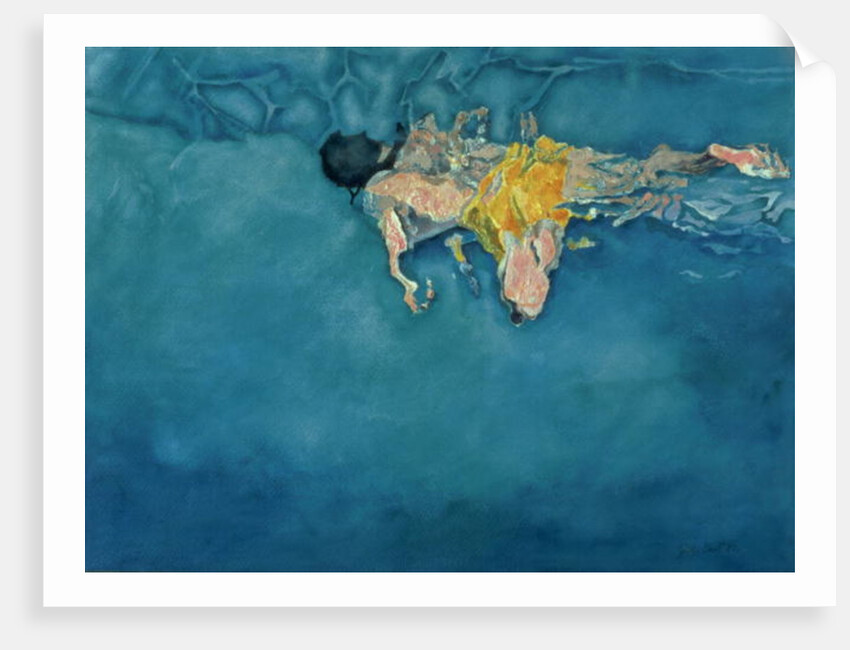 Swimmer in Yellow, 1990 by Gareth Lloyd Ball