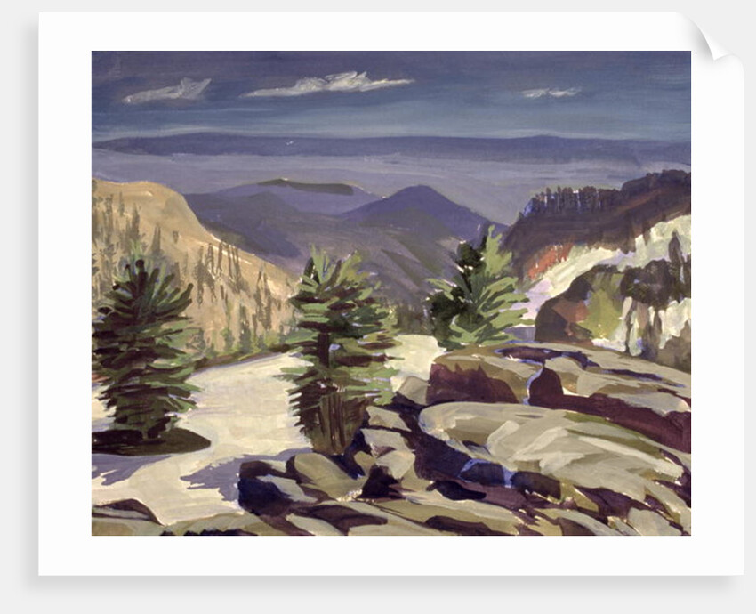 Mountain Vista, at Lassen Volcanic National Park, 2000 by Howard Ganz