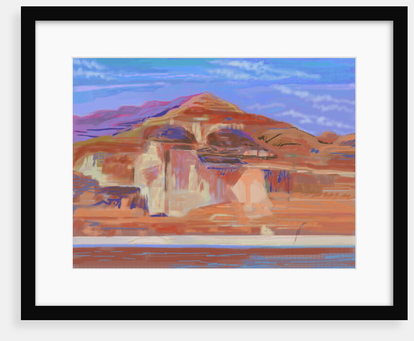 Painted Cliffs, Lake Powell by Howard Ganz