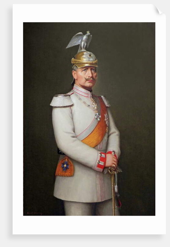 Kaiser Wilhelm II, 1910 by Adolf Emil Hering