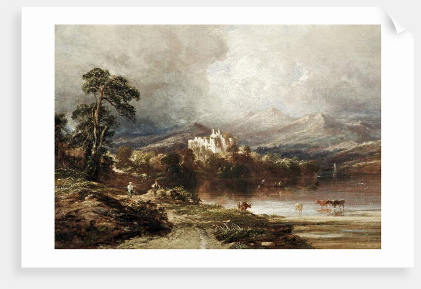Dunstaffnage Castle, Argyllshire, Scotland by Anthony Vandyke Copley Fielding