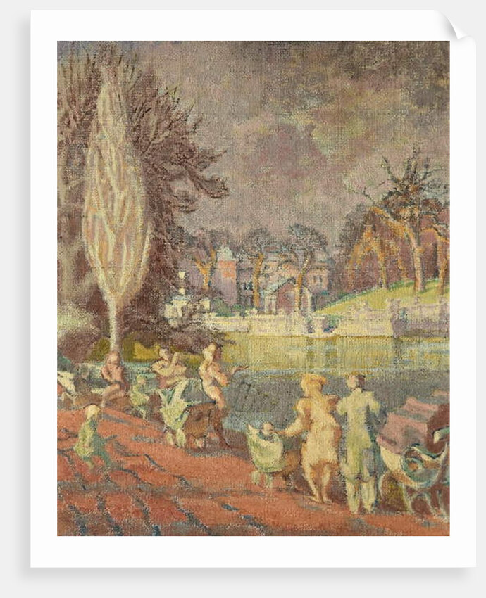 The Serpentine in Spring, Hyde Park, London by Therese Lessore