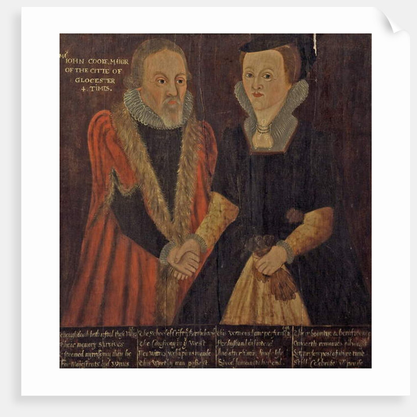 John and Joan Cooke, c.1605 by English School