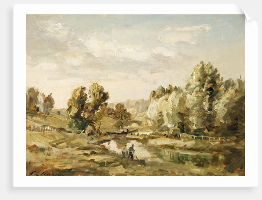 Stroud Canal, Gloucestershire, 1902 by Philip Wilson Steer