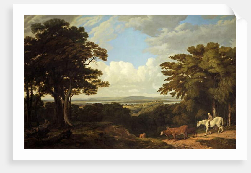 Newnham-on-Severn, Gloucestershire, from Dean Hill by William Turner