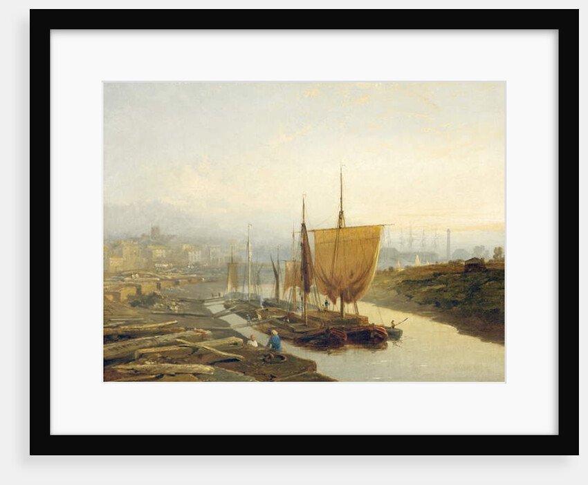 Gloucester Quay, 1858 by Edmund John Niemann