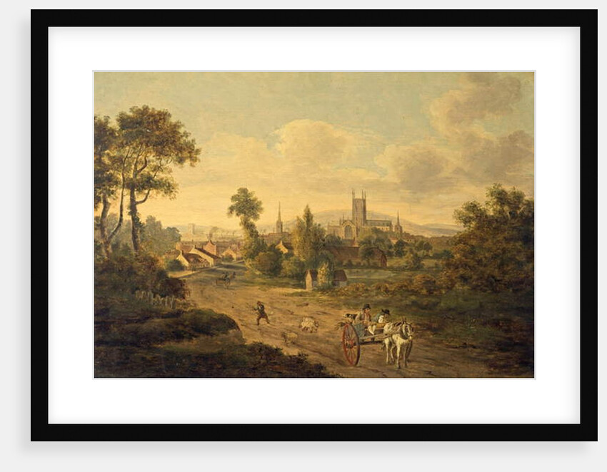 Gloucester from St Mary Magdalen, c.1780 by Julius Caesar Ibbetson