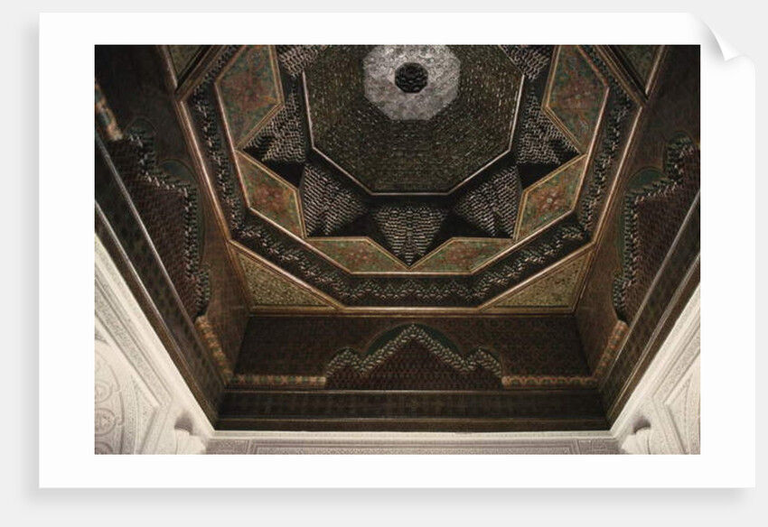 Kasbah of Thamiel glaoui, ceiling detail by School Moroccan