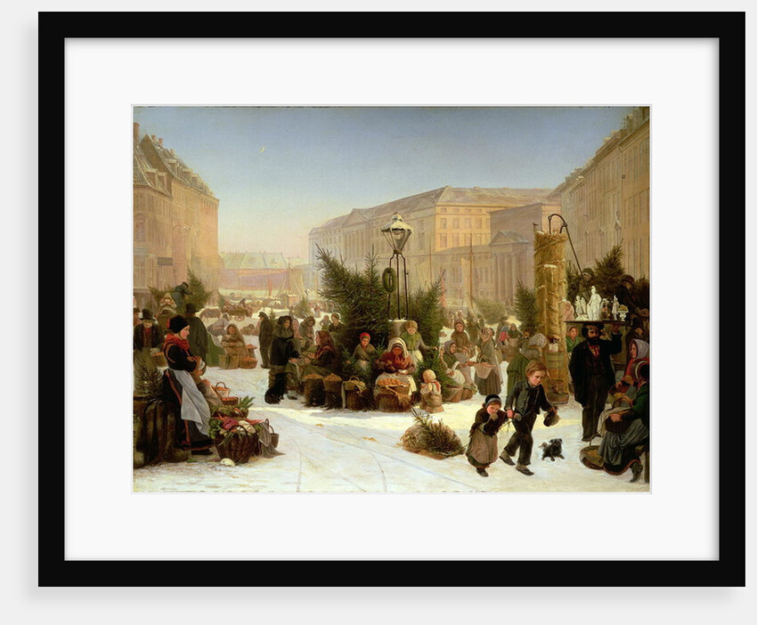 Selling Christmas Trees, 1853 by David Jacobsen