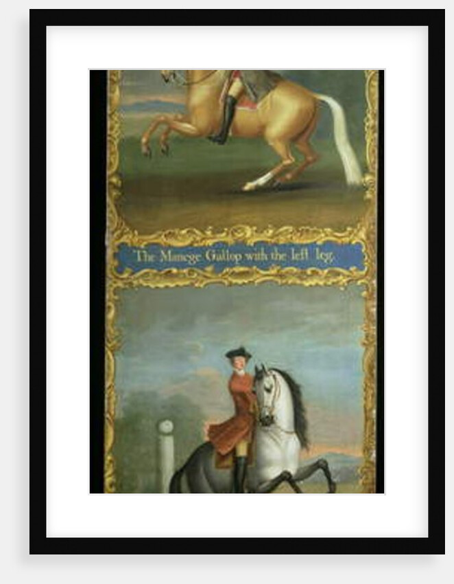 The Manege Gallop or Carriere and Terre a Terre to the Right seen from Before by Thomas of Pall Mall