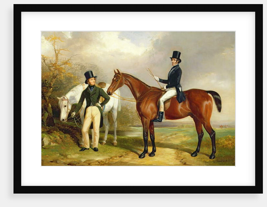 Two Gentlemen Out Hunting by Henry Barraud