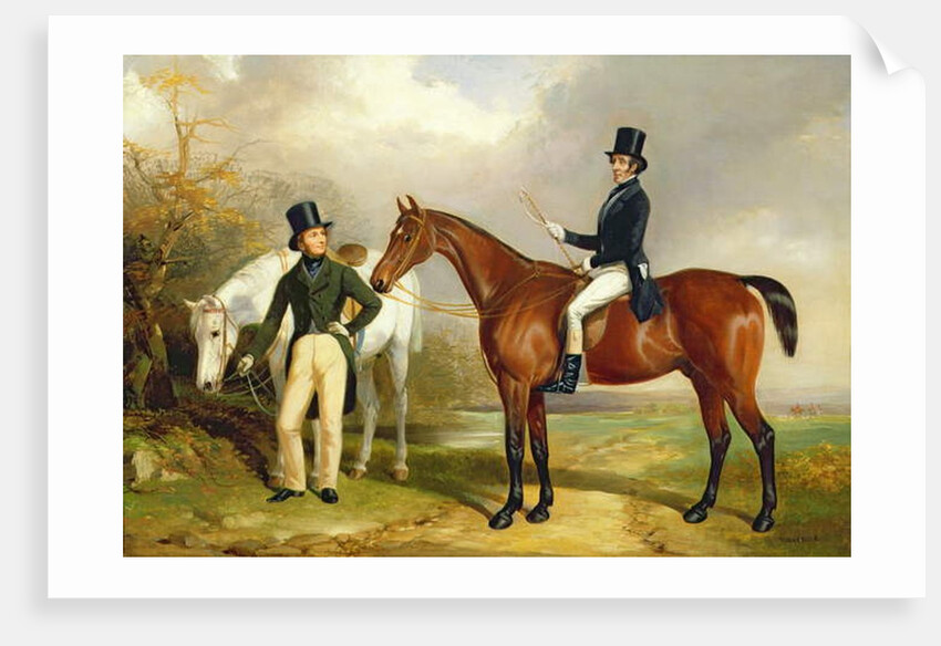 Two Gentlemen Out Hunting by Henry Barraud