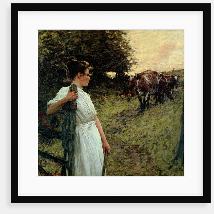 The Farmer's Daughter, 1890s by Henry Herbert La Thangue