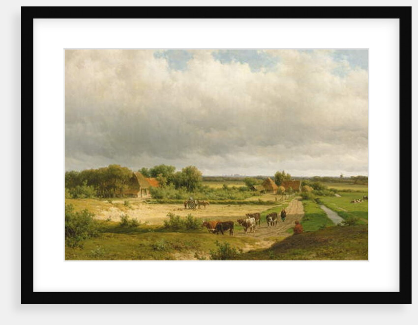 Extensive Dutch Landscape by Willem Vester