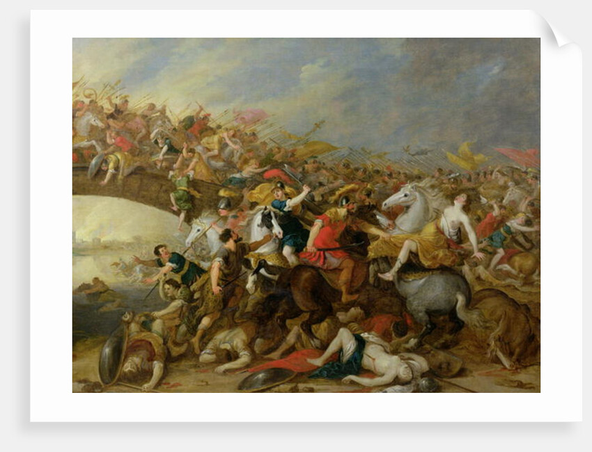 The Battle between the Amazons and the Greeks by Pauwel Casteels