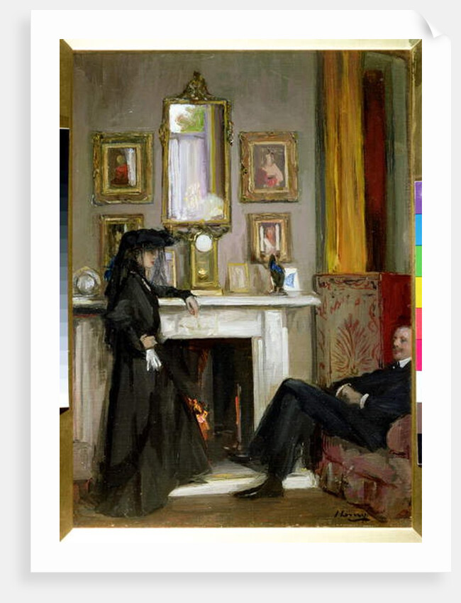 The Grey Drawing Room, Tangiers by John Lavery