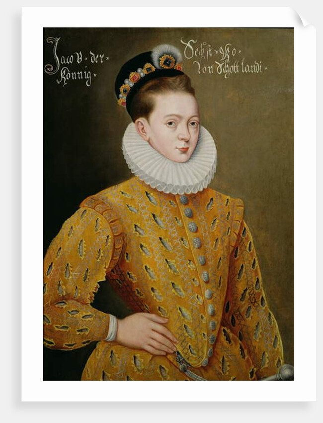 Portrait of James I of England and James VI of Scotland by Adrian