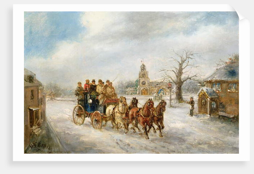 The Uxbridge Coach near Hillingdon by Henry Jones
