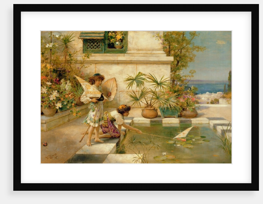 Children Playing with Boats, 1900 by William Stephen Coleman
