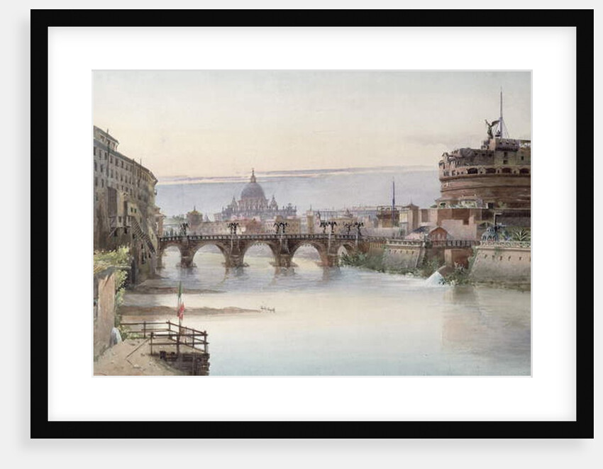 View of Rome, 1860 by I. Martin