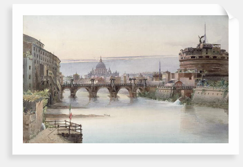 View of Rome, 1860 by I. Martin
