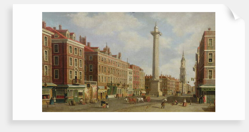 View of the Monument, c.1770 by William James