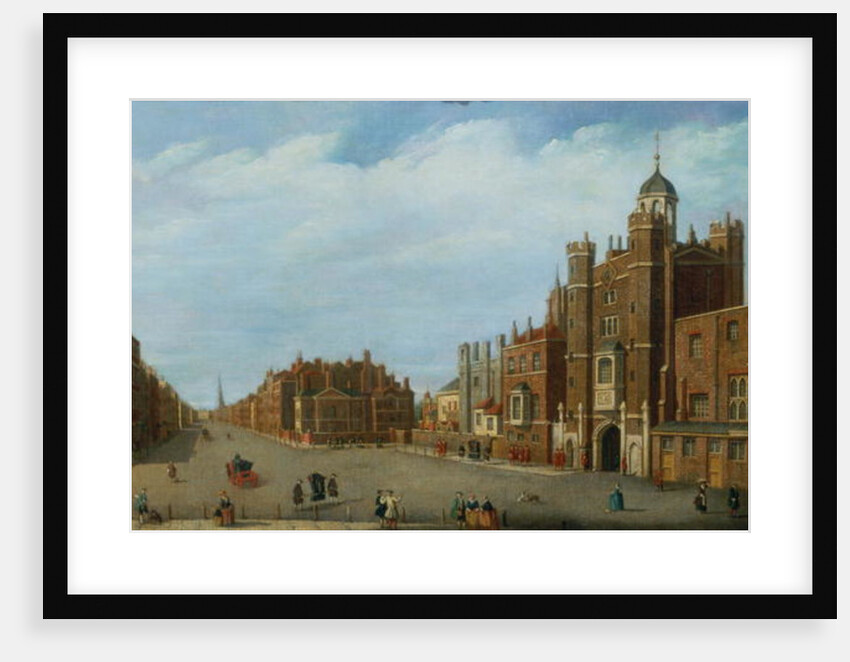 View of St. James's Palace and Pall Mall, c.1770 by William James