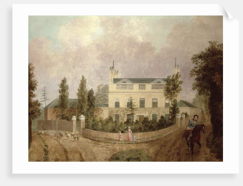 View of a country house, c.1840 by English School