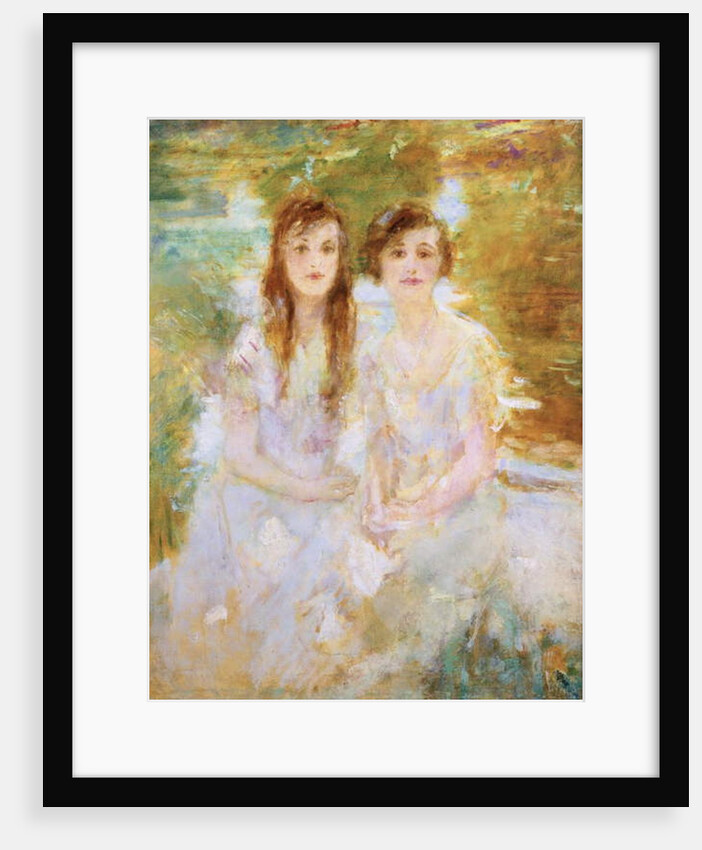 Study of two young girls by Ambrose McEvoy