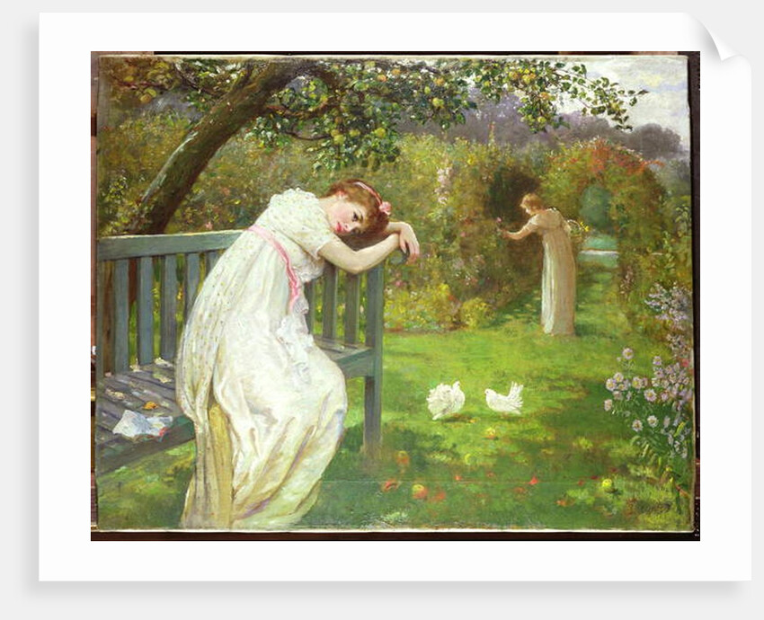 Sunday Afternoon, Ladies in a Garden, c.1890 by English School