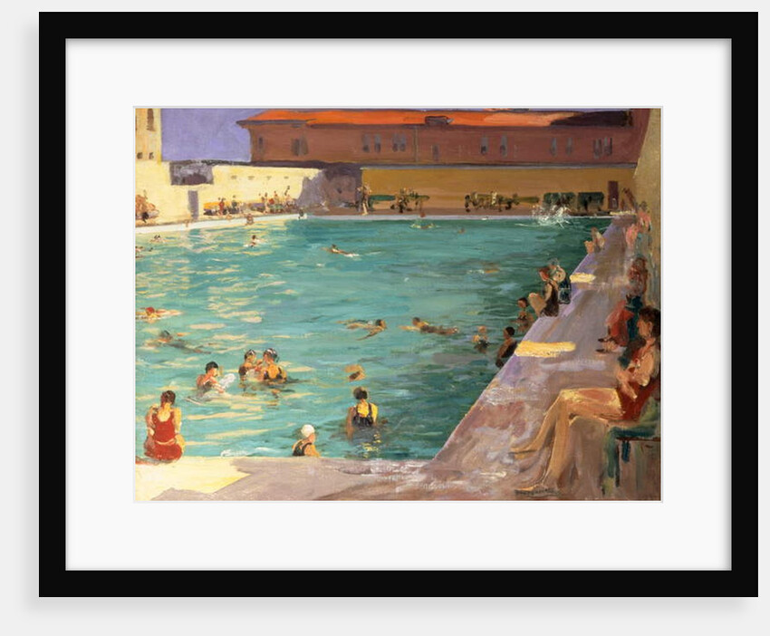 The People's Pool, Palm Beach, 1927 by John Lavery